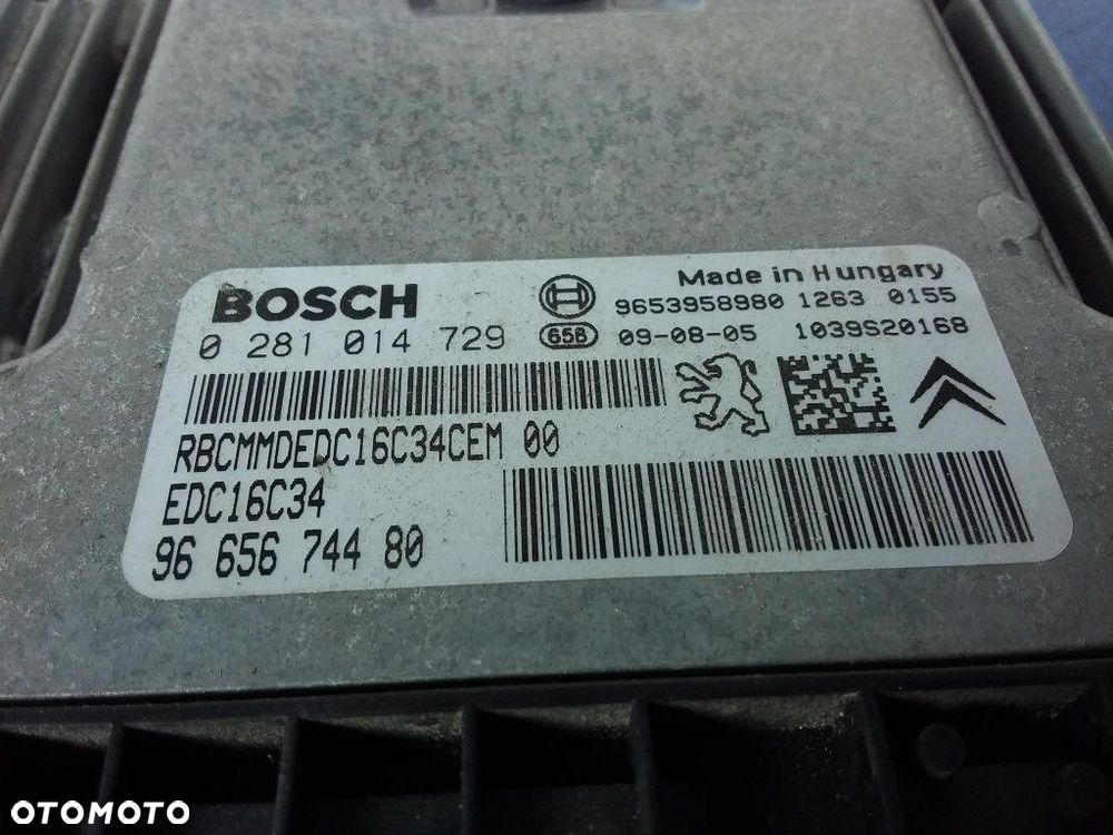 CITROEN C4 PICASSO 1.6 HDI STEROWNIK SILNIKA - 4