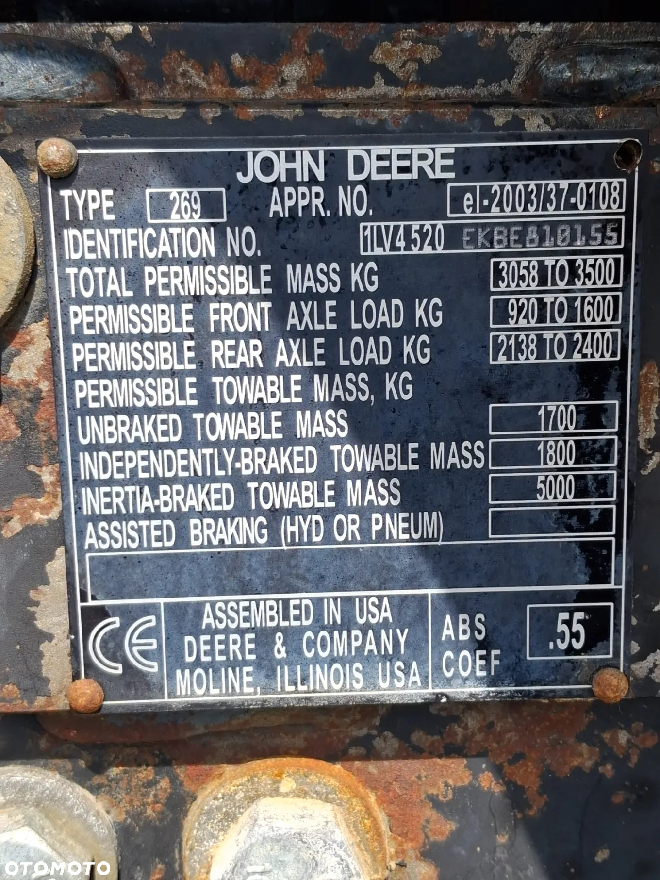 John Deere 4520 - 8