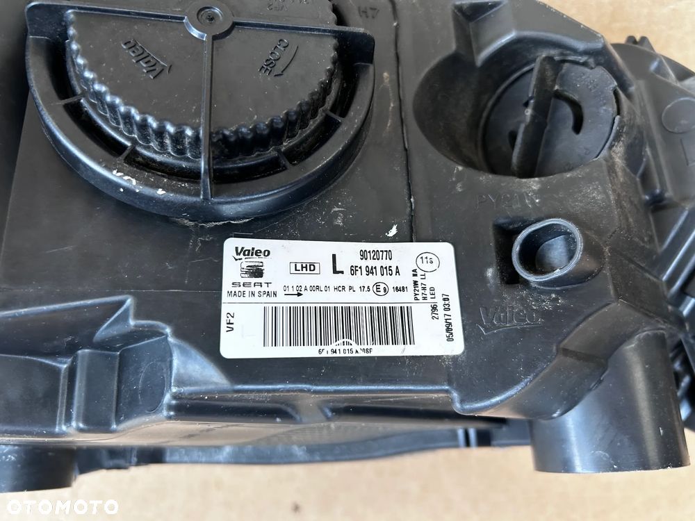 SEAT IBIZA V 5 6F ARONA 6F9 6F1941015A LAMPA PRZÓD PRZEDNIA LEWA REFLEKTOR LEWY - 5