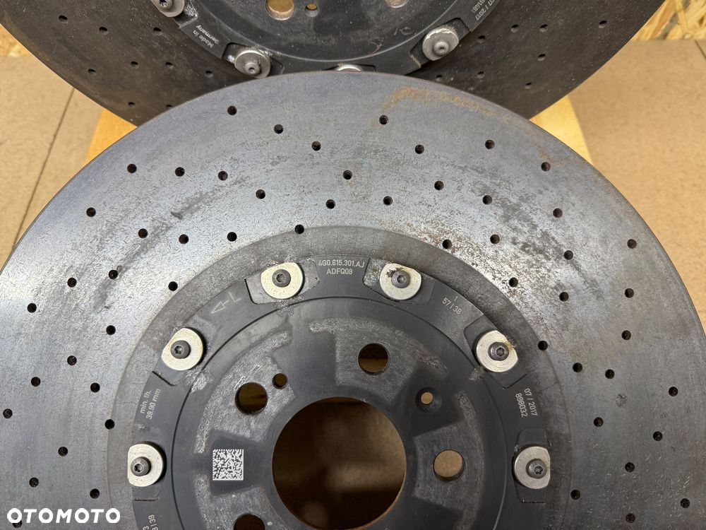 TARCZE HAMULCOWE CERAMICZNE PRZÓD AUDI A6 RS6 A7 RS7 C7 4G0 4G0615301AJ 4G0615302Q LEWA PRAWA - 22
