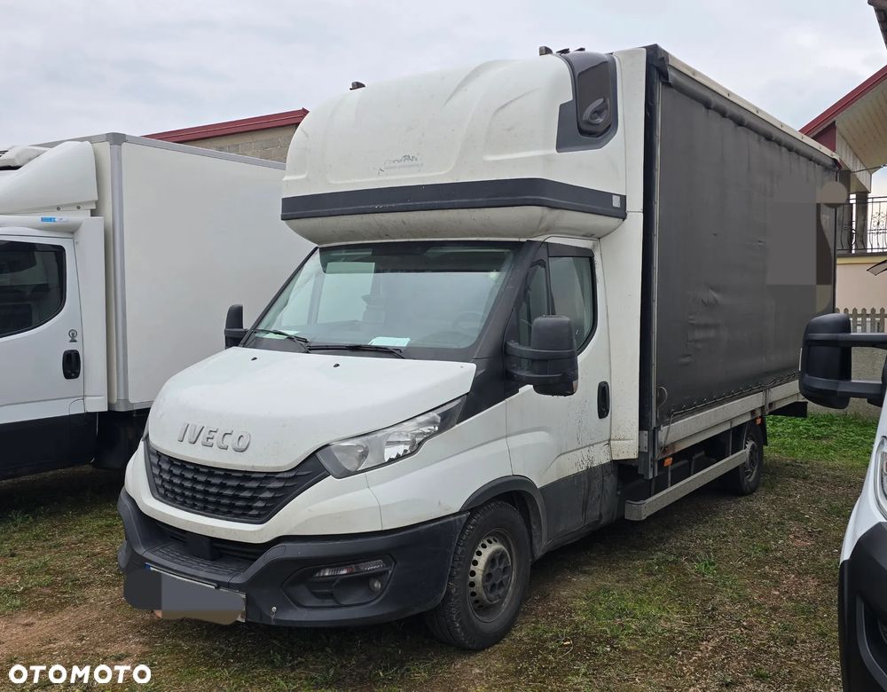 Iveco 35S18 / 3.0 180KM / PODUSZKI PNEUMATYCZNE / SYPIALKA / MANUAL / LODÓWKA / RAMA POD ZABUDOWE / PLANDEKA / FIRANKA / BEZWYPADKOWY / SERWIS ASO DO OSTATNIEGO KILOMETRA - 2