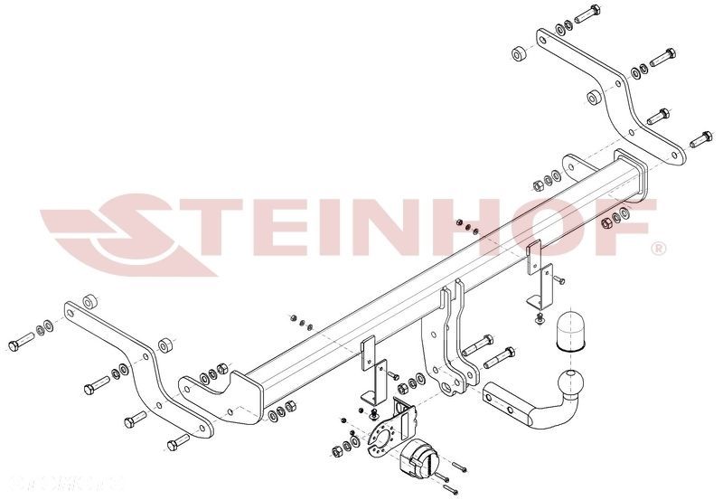 Hak Holowniczy + MODUŁ 7PIN do Renault Captur II od 2020 - 2
