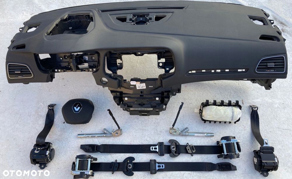 renault megane 4 hud deska kokpit konsola poduszki - 2