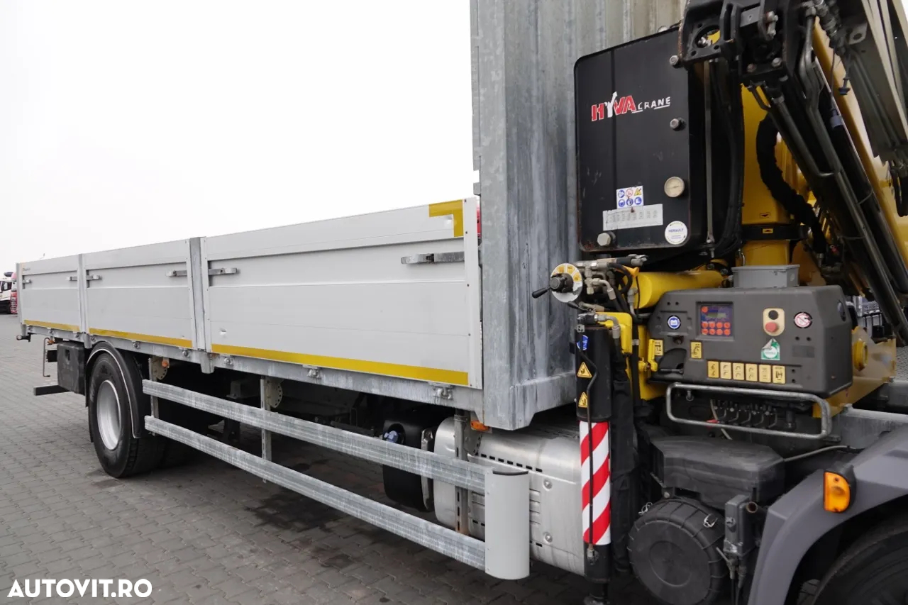 DAF LF 250 / 4X2 / CUTIE - 7.30 + HDS HYVA HB 150XE3 / RADIOCOMANDĂ / ROTATOR / CAPACITATE MAX: 5200 KG / EURO 6 - 14
