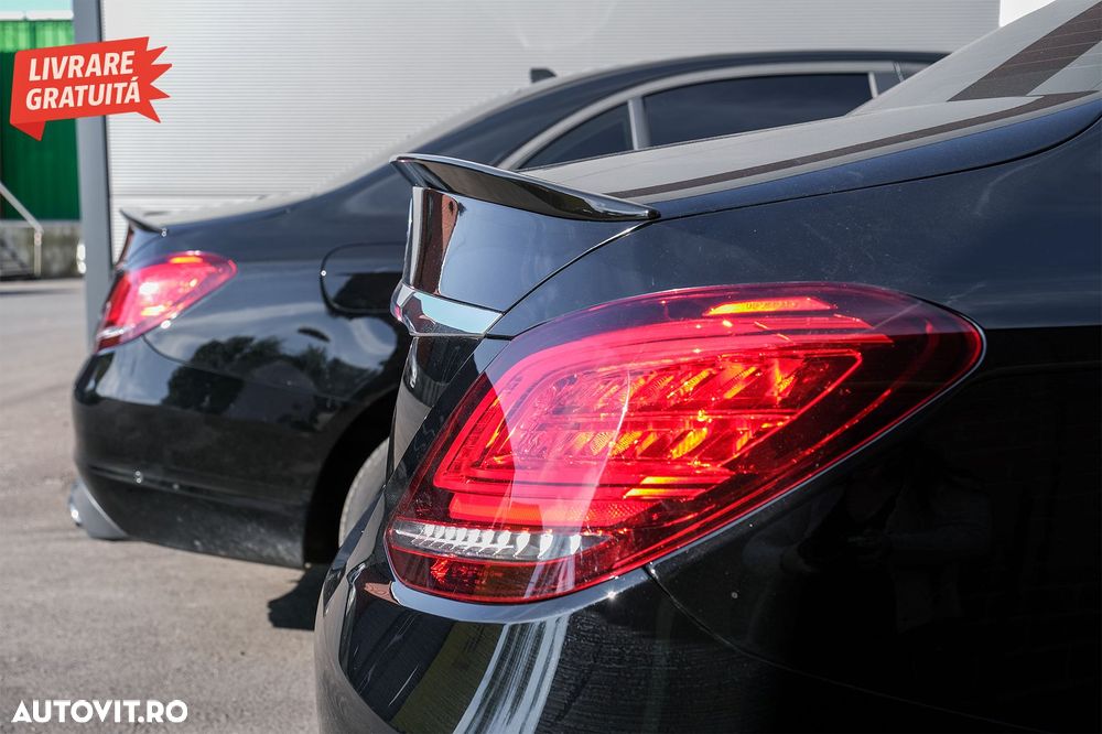 Eleron Portbagaj Mercedes C-Class W205 (2014-2020) Design Negru Lucios- livrare gratuita - 14