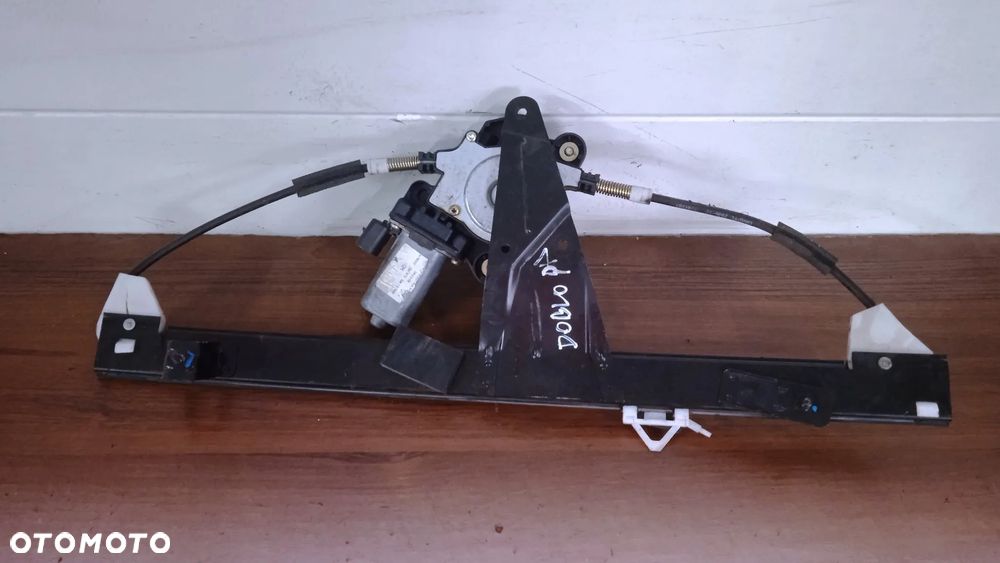 Mechanizm silniczek podnoszenia szyby drzwi lewe prawe przód zamek panel Fiat Doblo I Lift - 2