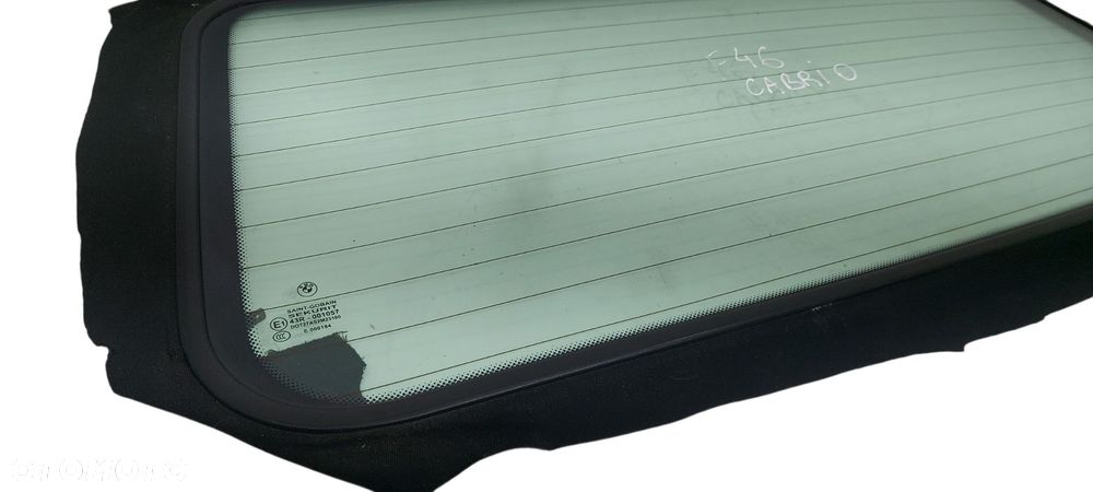 Bmw E46 Cabrio Szyba Tył Dachu - 2