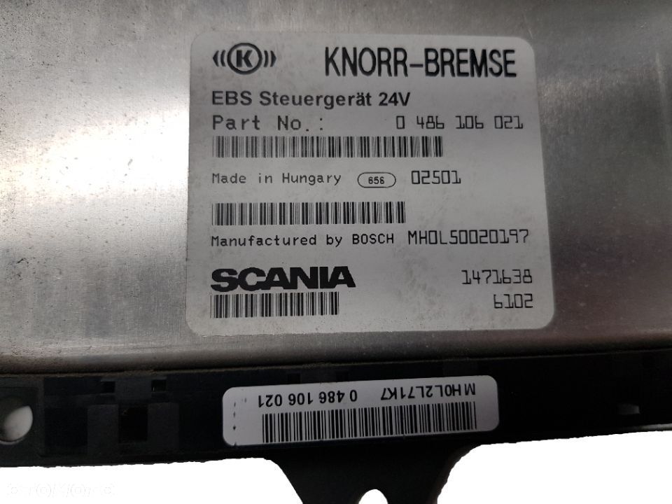 STEROWNIK EBS SCANIA 4 0486106021 1471638 - 2