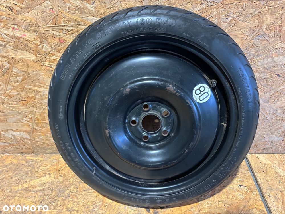 Toyota Avensis  Koło Dojazdowe Dojazdówka 17'' 125/70 2170600 - 2