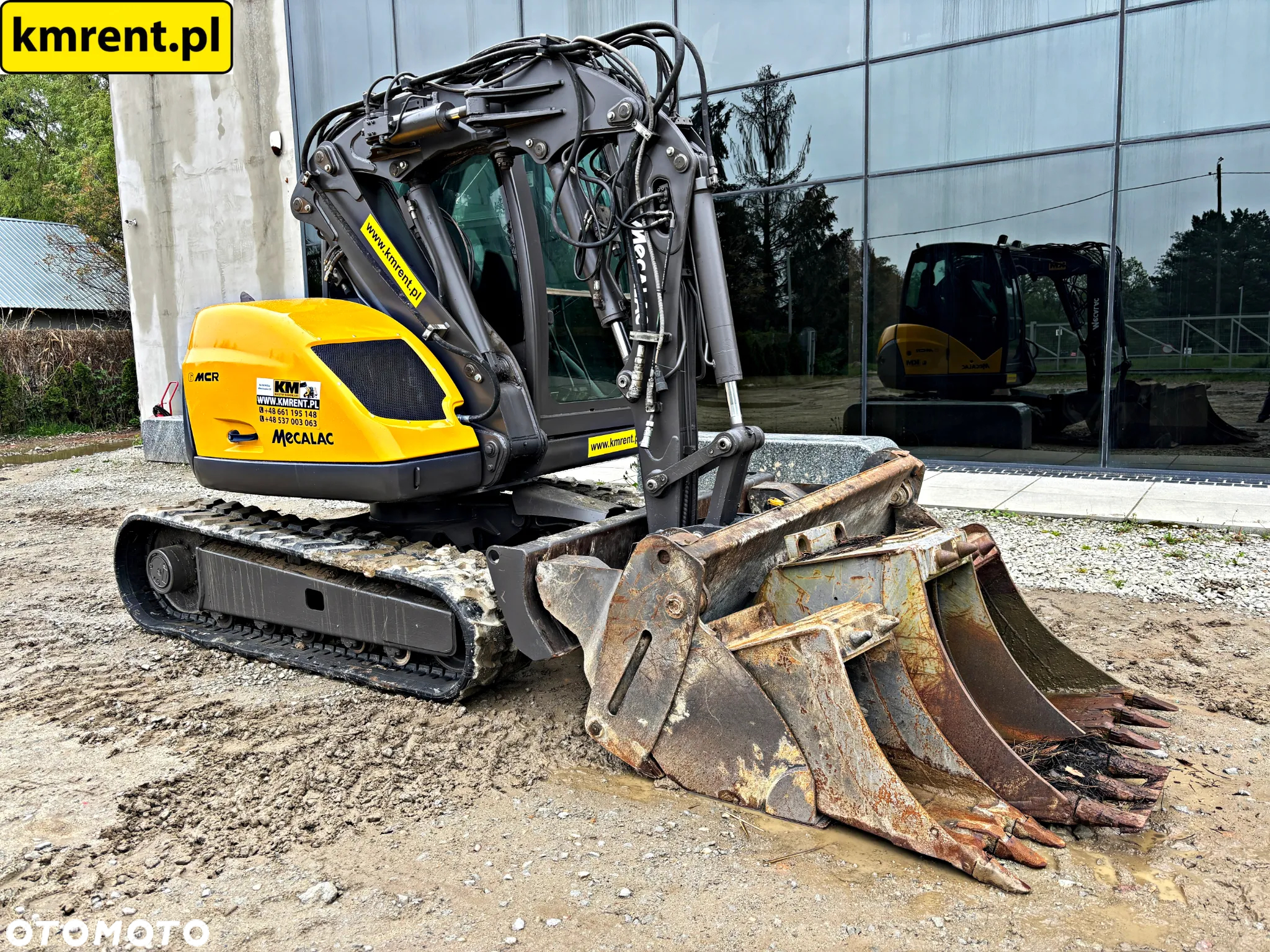 Mecalac 6 MCR MINI-KOPARKA 2014R. | JCB 8035 VOLVO ECR 48 25 CAT 308 KUBOTA KV - 7
