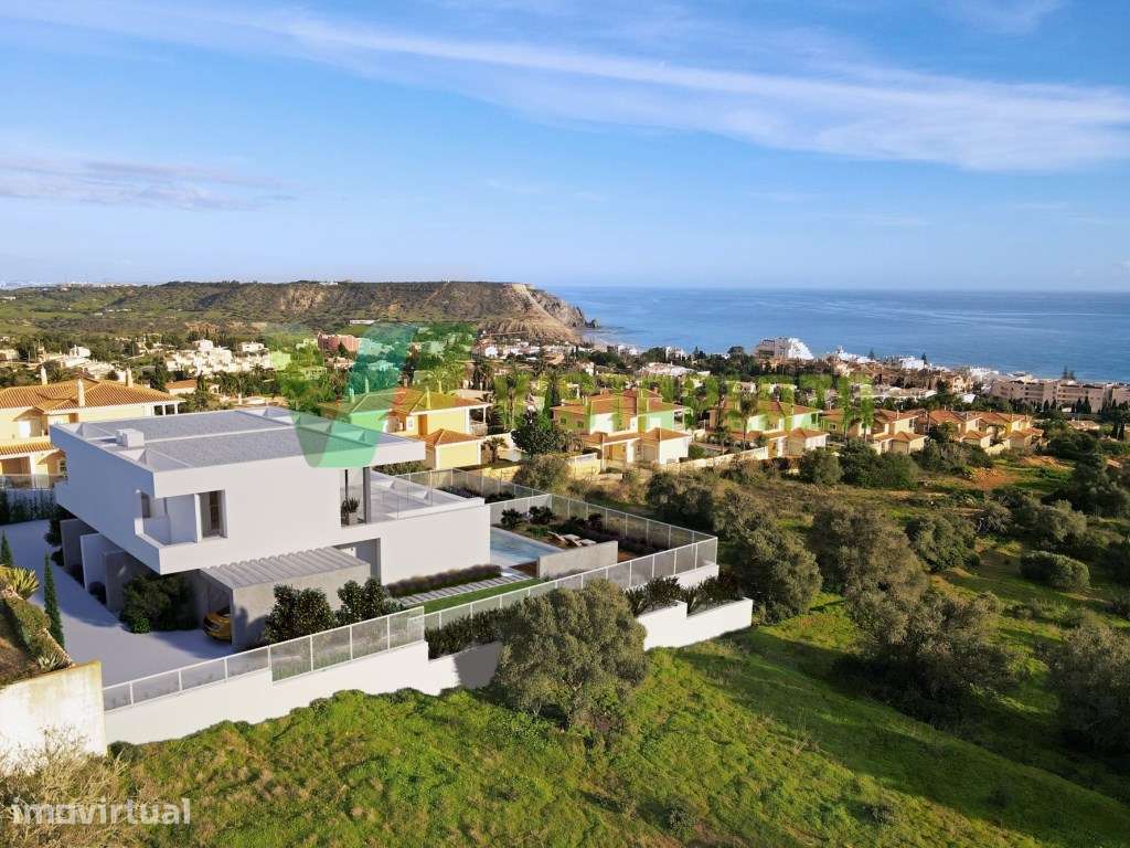 Moradias de luxo com Piscina e Vista Mar, geminadas na Praia da Luz - Grande imagem: 2/23