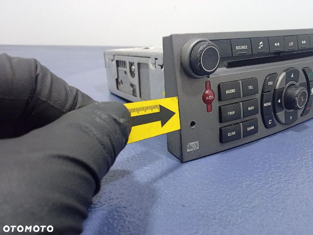 PEUGEOT 407 RADIO CD NAWIGACJA OEM GSM RT3 WYŚWIETLACZ 96549138YW - 10