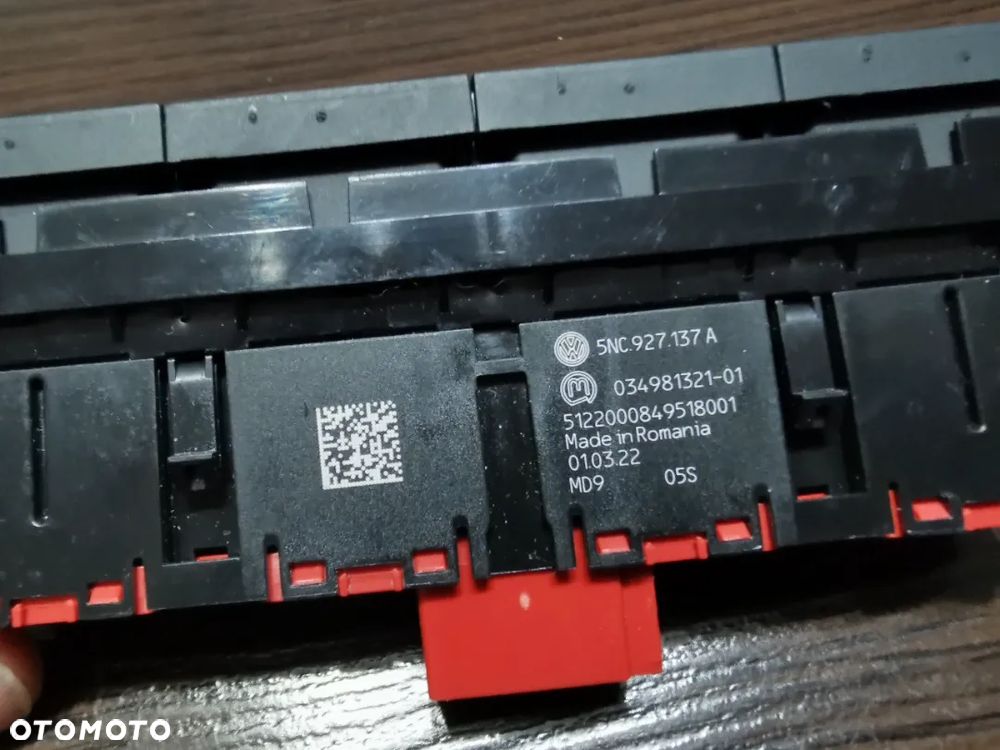 VW Tiguan II Seat Tarraco Panel pdc przełączniki 5NC927137A - 3