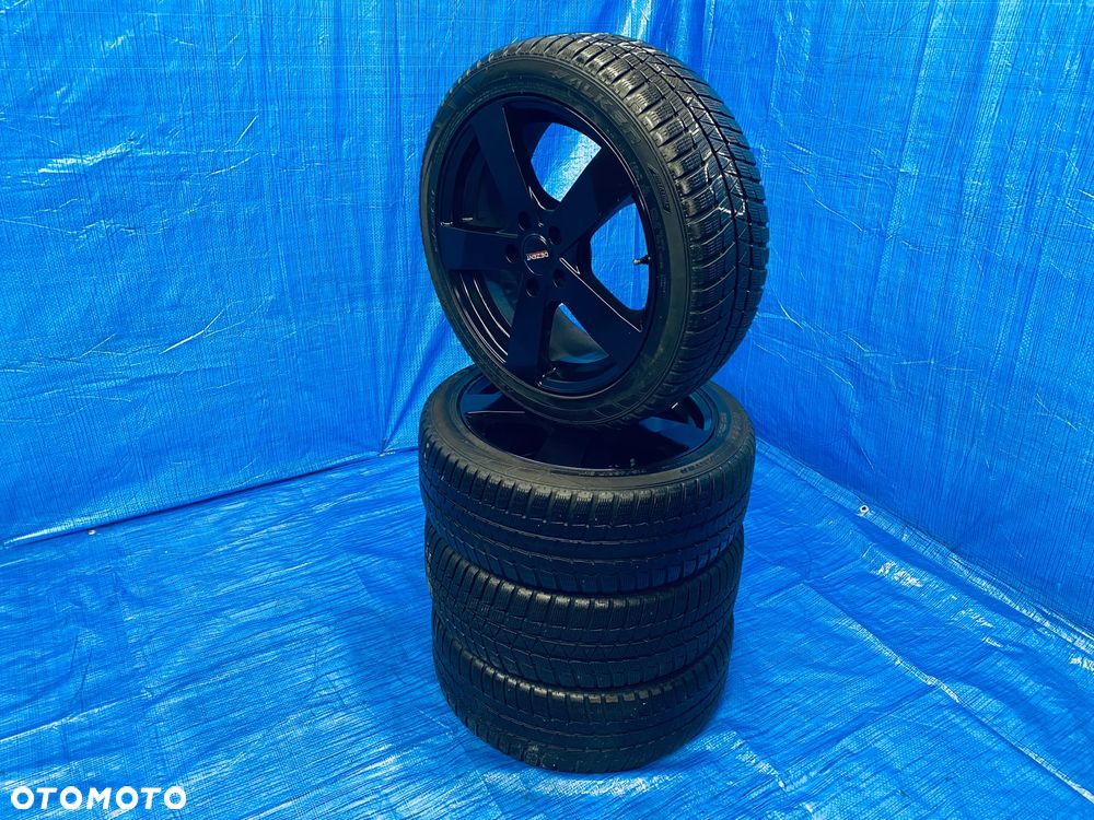 KOŁA KOŁO 17 FELGA ALUMINIOWE ALUSY 17" x 7J  5X112 ; 57,1mm ET48 KOMPLET ; OPONY ZIMOWE ZIMA FALKEN ; AUDI A3 8P 8V ; GOLF V VI VII VII PASSAT B5 B6 B7 ; TOURAN ; SKODA OCTAVIA SUPERB ; SEAT LEON ALTEA TOLEDO ORYGINAŁ KBA49295 - 4