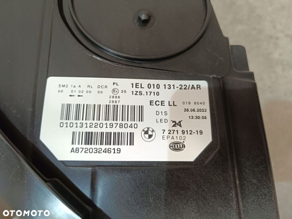 BMW 5 F10 PRZEDLIFT LAMPA LEWA PRAWA BIXENON - 6