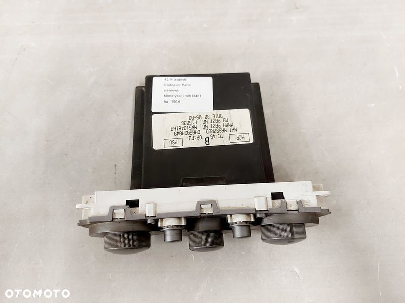 mitsubishi endeavor panel nawiewu klimatyzacji mr513481ha - 4