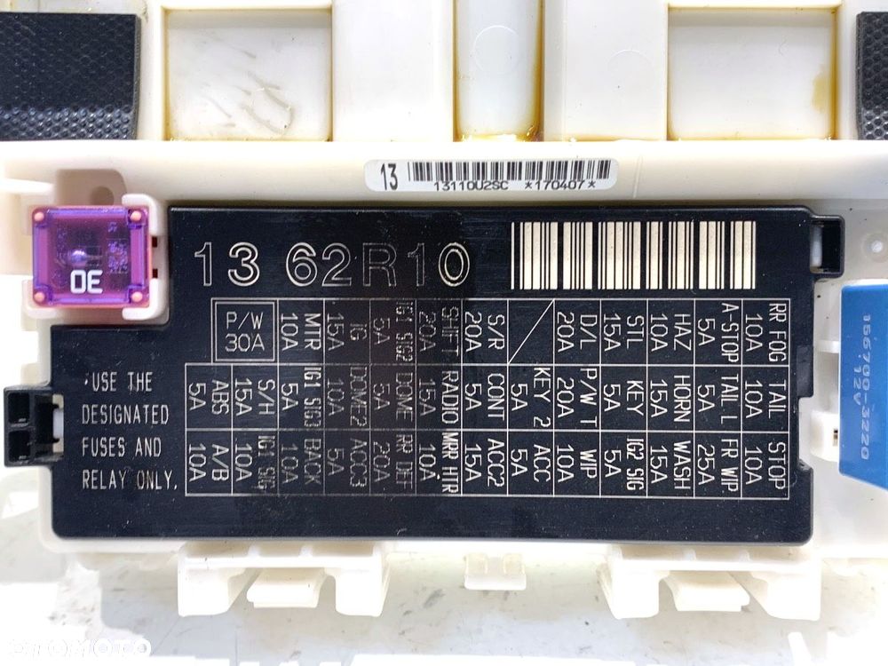 MODUŁ BSI  SUZUKI IGNIS III (MF) 2016 - 2022 1.2 (ATK412) 66 kW [90 KM] benzyna 2016 - 2022 - 7