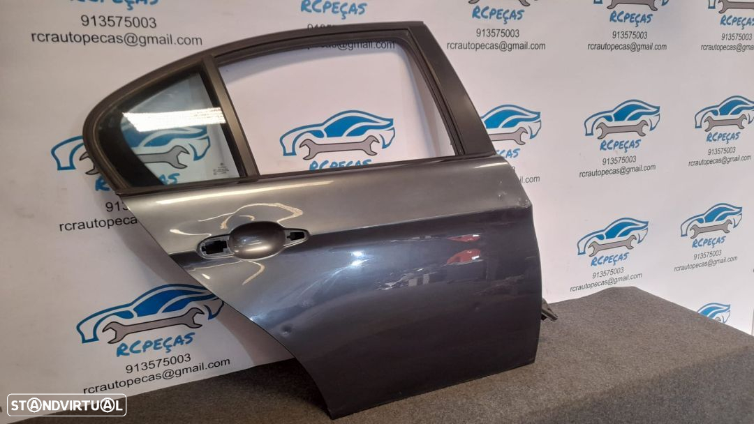 PORTA PORTAS TRASEIRA TRÁS DIREITA BMW 41007203648 7203648 BMW SERIE 3 E90 SEDAN CARRO FECHO ELEVADOR MOTOR PUXADOR VIDRO - 4