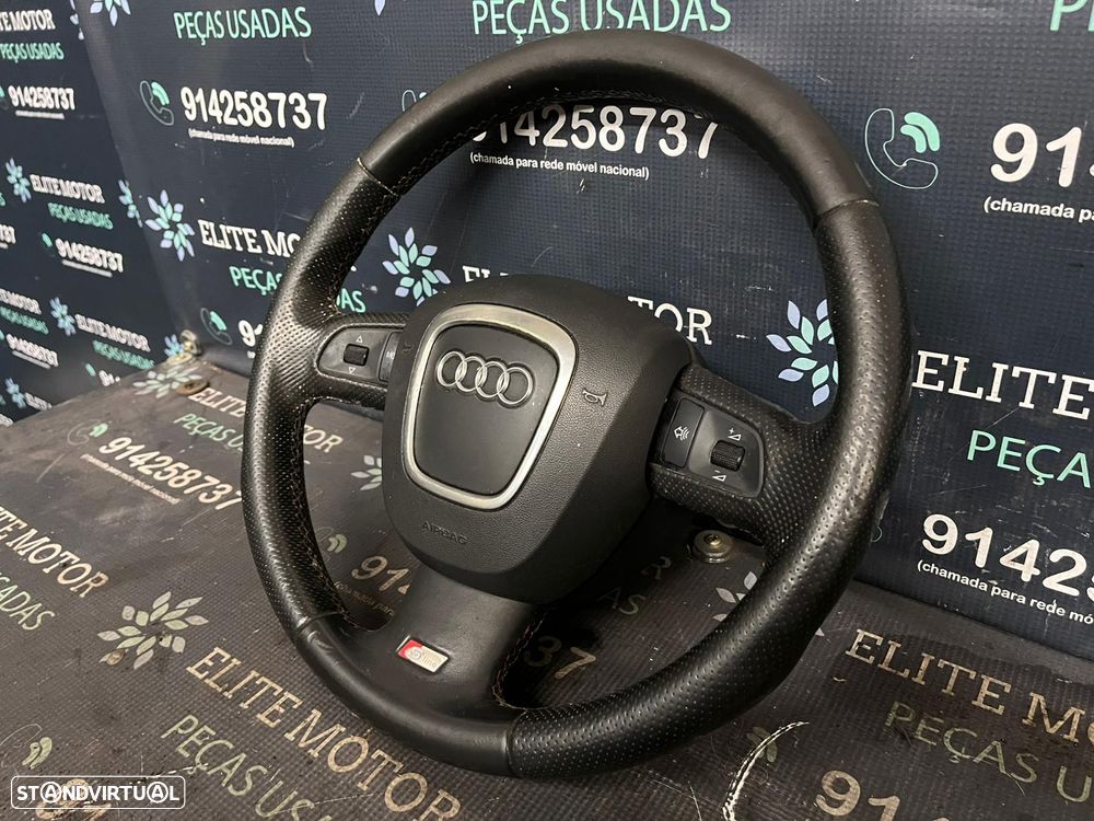 Volante usado pele com airbag AUDI A4 B7 S-LINE - 1