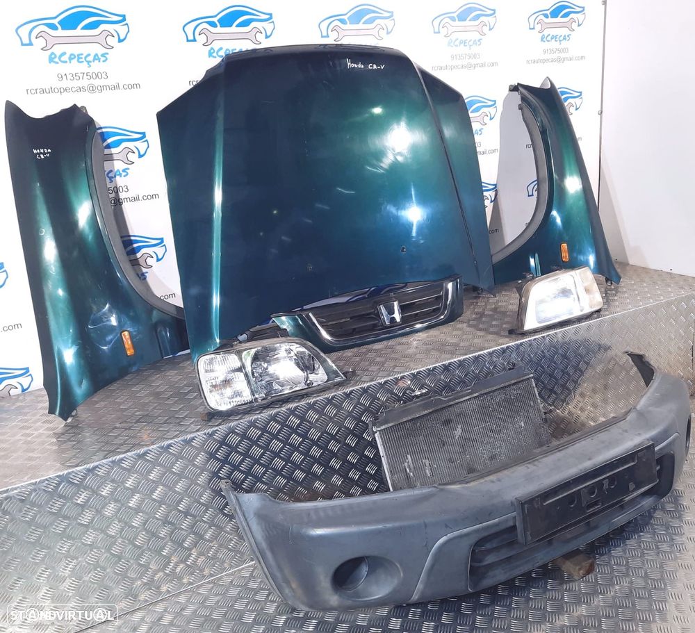 FRENTE COMPLETA HONDA CR-V CRV CR V I 1 MK1 RD CAPOT PARACHOQUES GUARDA-LAMAS OTICAS RADIADOR VENTILADOR - 4