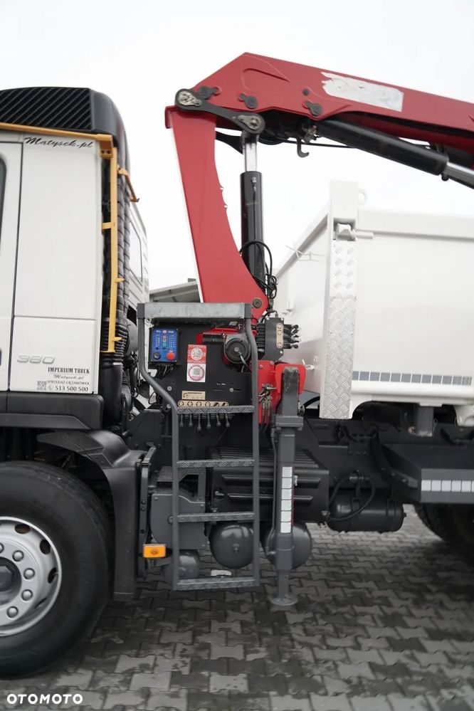 Volvo FM 410 / 6x4 / WYWROTKA + HDS PALFINGER 18002-EH A / HYDROBURTA / STEROWANIE RADIOWE / ŁYCHA / ROTATOR / EURO 6 - 24