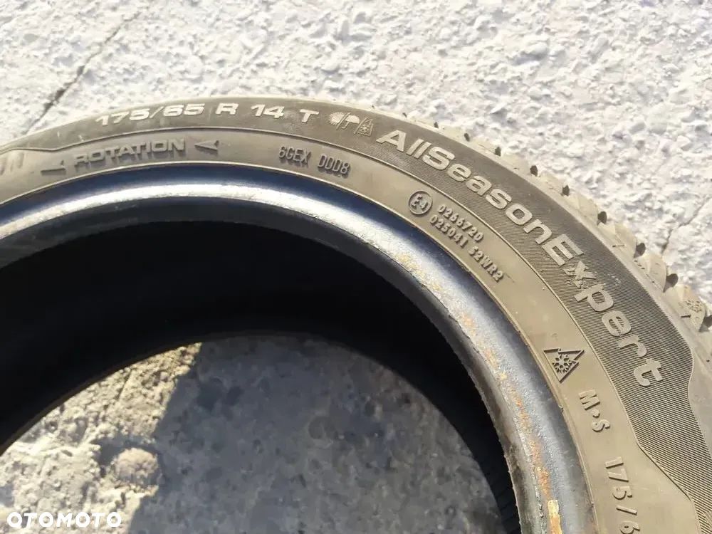 14” - UNIROYAL - 175/65 r14 cali - Caloroczne Opony Wielosezonowe AllSeason Expert - stan BDB - GWARANCJA ! + Możliwy MONTAŻ !! - 6