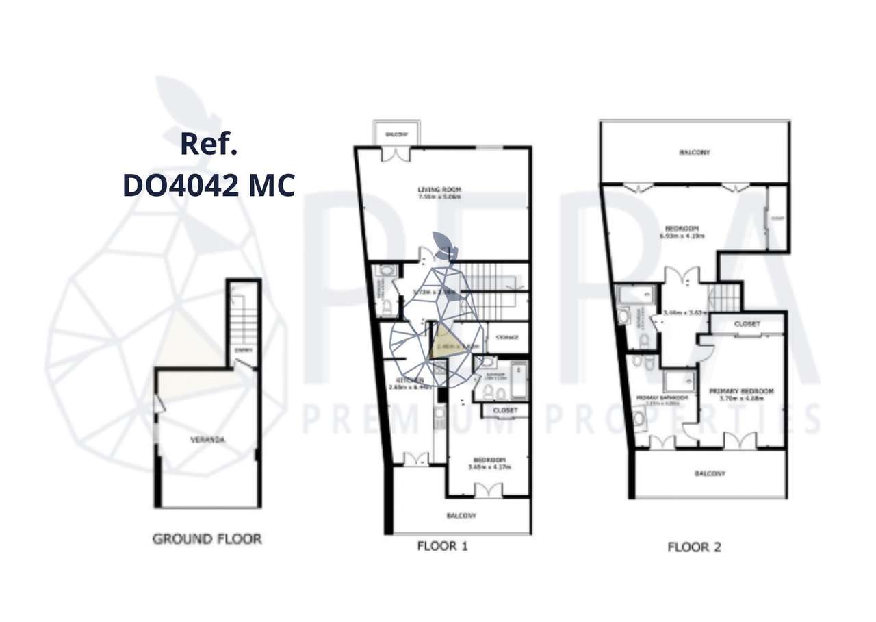 Moradia em banda em fase final de renovação, possui 3 quartos, 4 casas - Grande imagem: 4/50