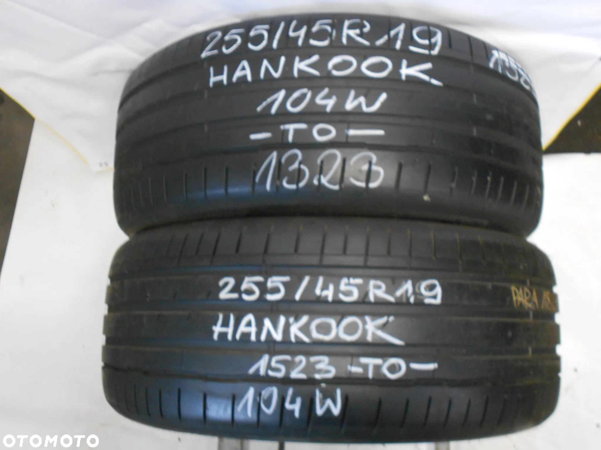 OPONY  255/45R19 HANKOOK VENTUS S1 EVO3 EV TO DOT 1523 8MM - 1