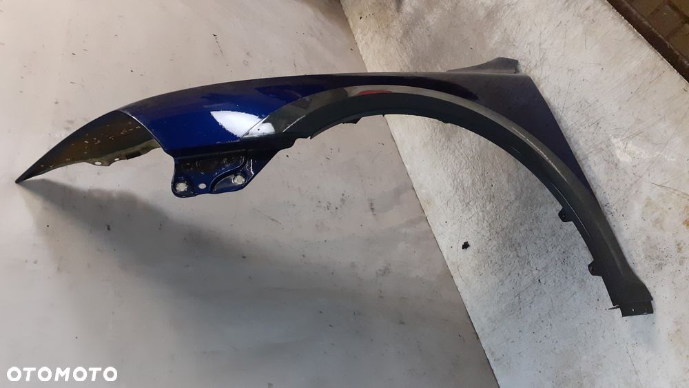 * SKODA OCTAVIA II 2 SCOUT BŁOTNIK PRZÓD PRZEDNI LEWY GRANATOWY - 3