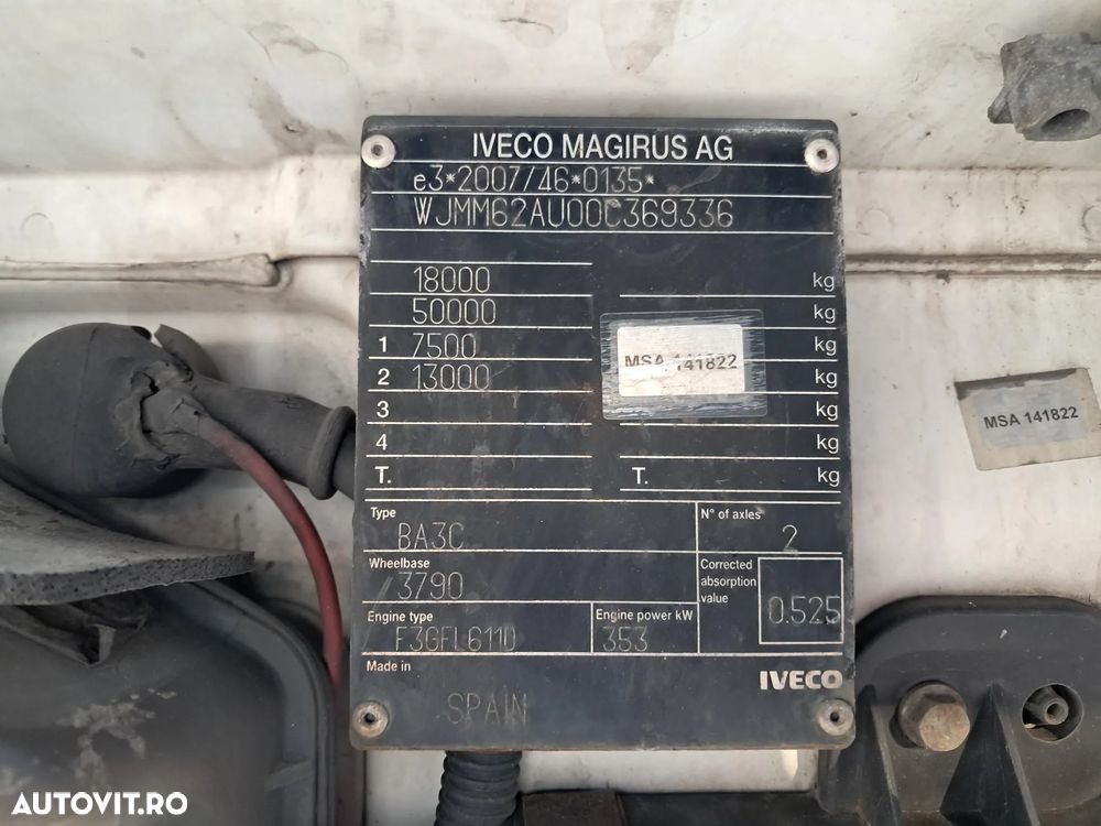 Iveco stralis 480 xp hi-way as440tps48 automat euro 6 retarder - 30