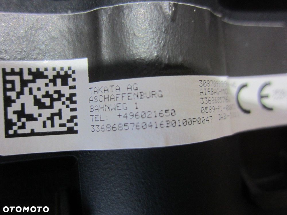 BMW X1 F48 F39 PODUSZKA KIEROWCY AIRBAG ORYGINAŁ USA 6877541 32306877541 - 11