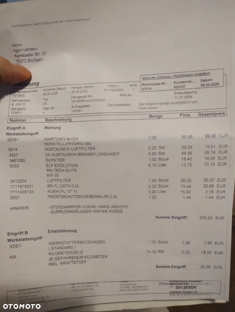 Citroën C5 2.0 16V Exclusive - 34