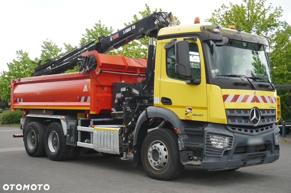 Mercedes-Benz Arocs 2640 6x4 / 100 tys. km! / HIAB X-Hiduo 158 / rotator / Wywrotka 2-stronna - 7