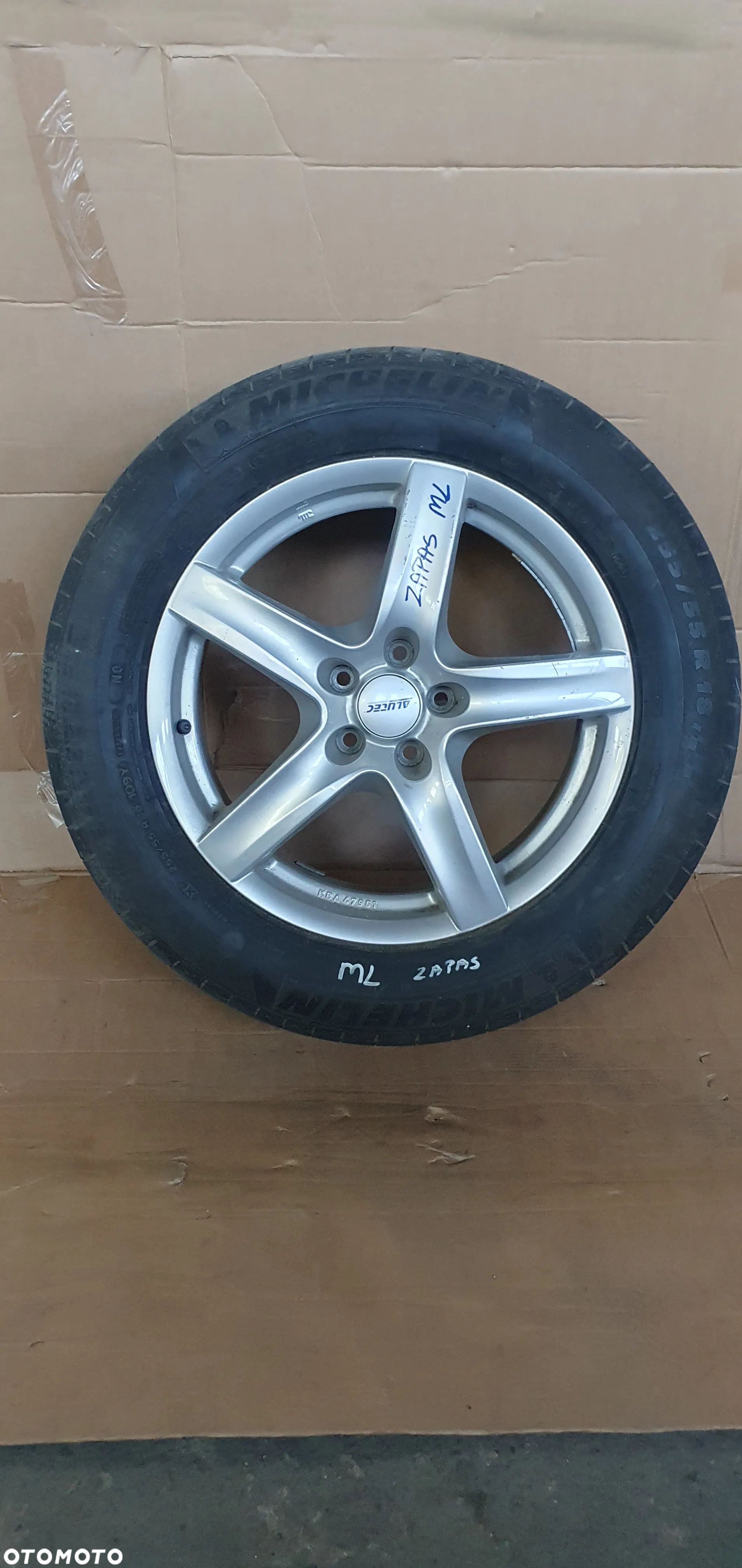 Alufelga felga aluminiowa 8J R18 ET52 5x112 Mercedes ML W163 KBA47961 - 1