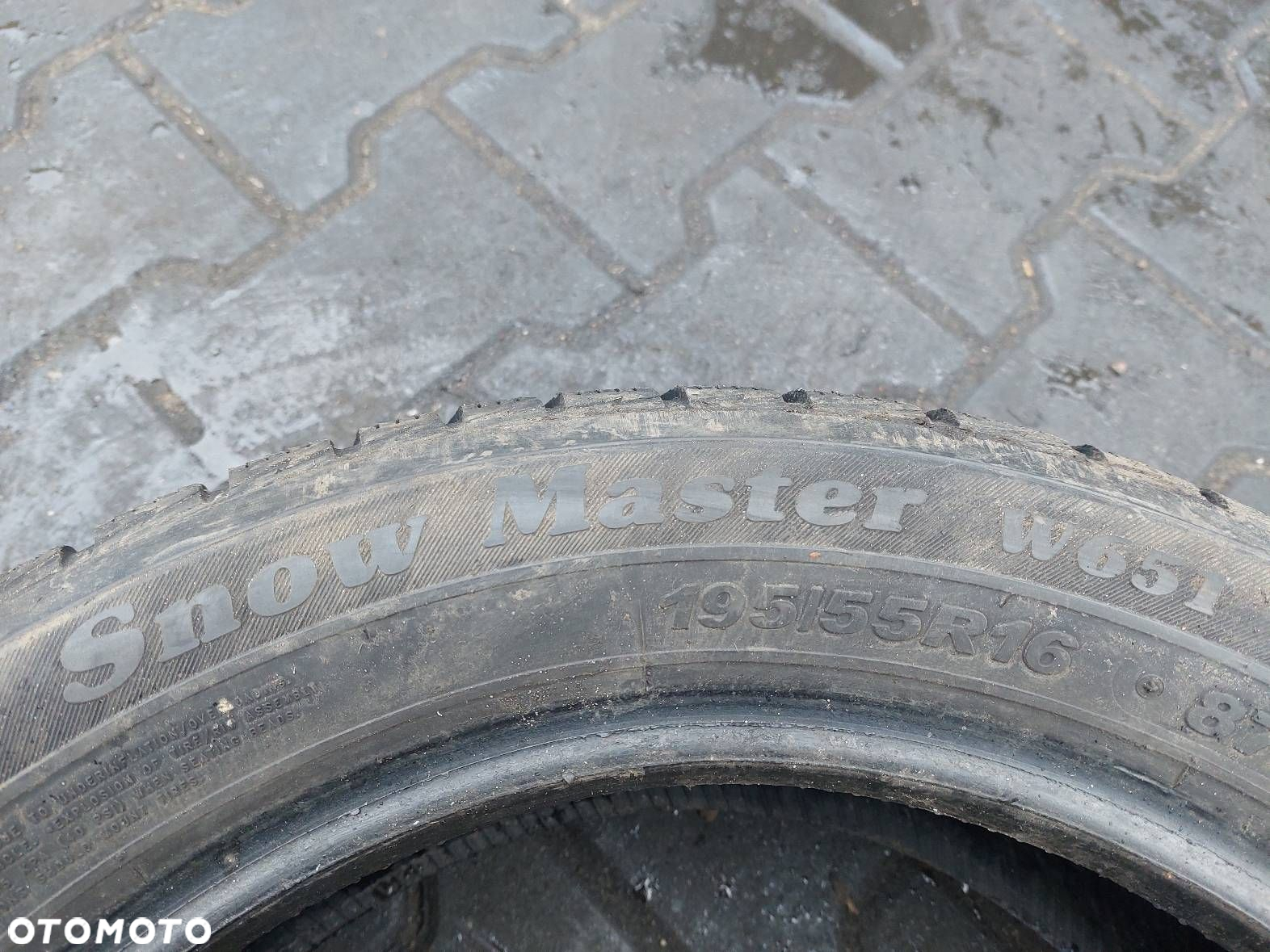 OPONA ZIMOWA 1 SZT 195/55R16 2011R PETLAS SNOW MASTER W651 - 3