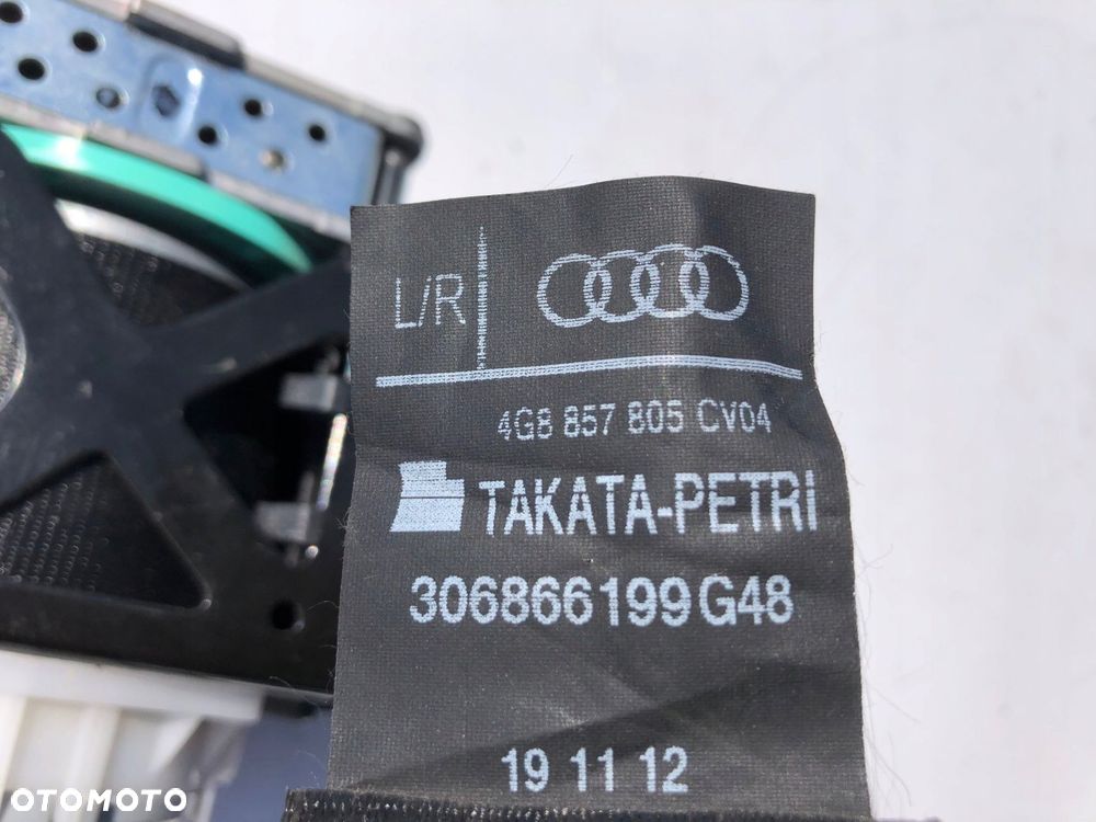pasy bezpieczeństwa czarne audi a6 c7 seat belts - 4