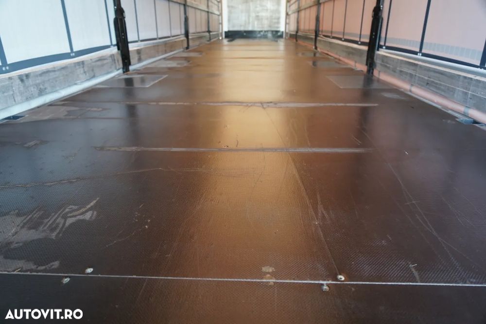 Wielton CORTINĂ STANDARD WIELTON / ACOPERIȘ LVT / SISTEM BDE - STALPINI CULISANTI / AXĂ RIDICABILĂ / PUȚIN FOLOSIT - 19