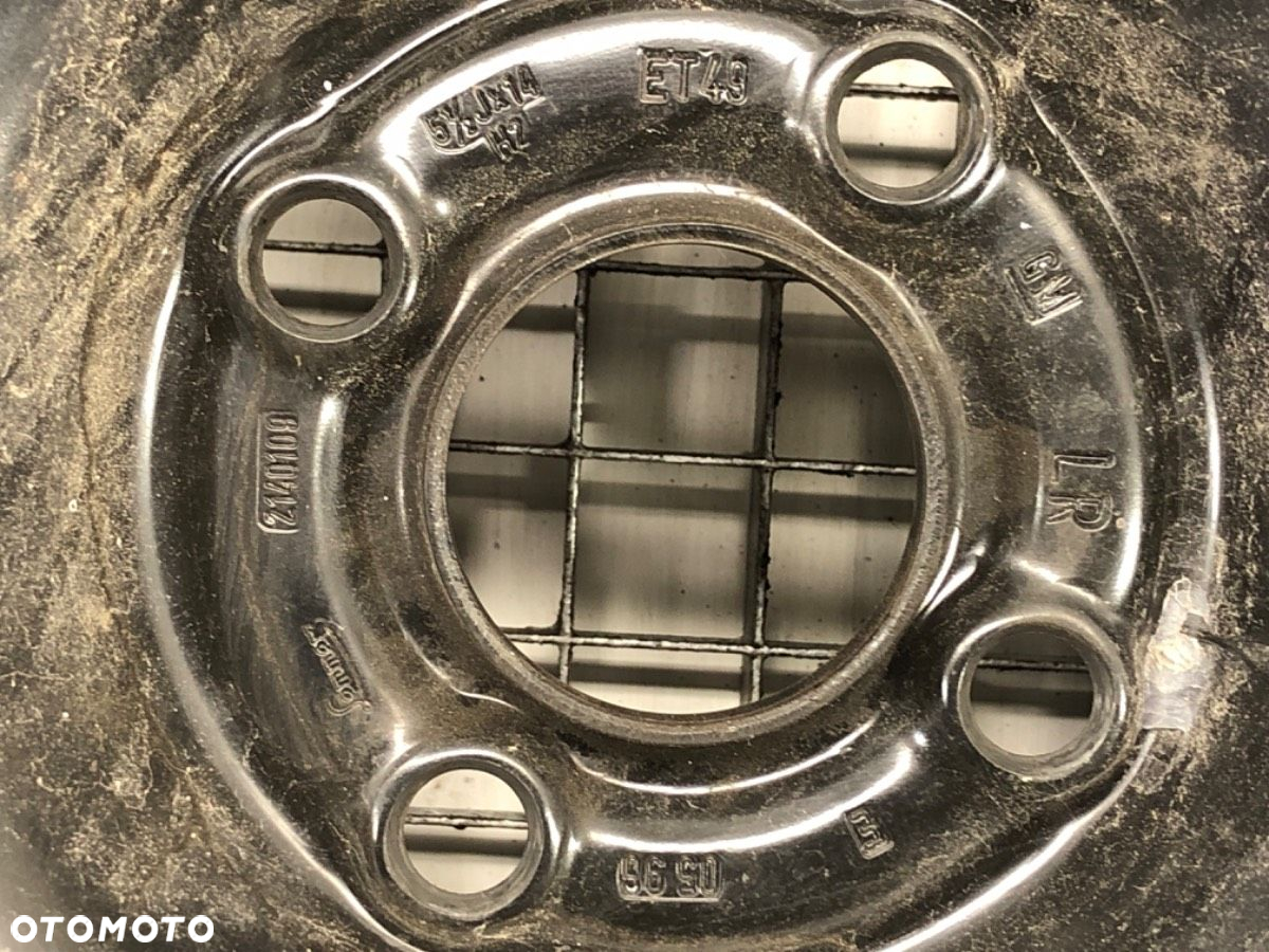 FELGA STALOWA KOMPLET 14 5,5j 4x100 et 49  56,6 - 200.00 PLN -    opel corsa - 4