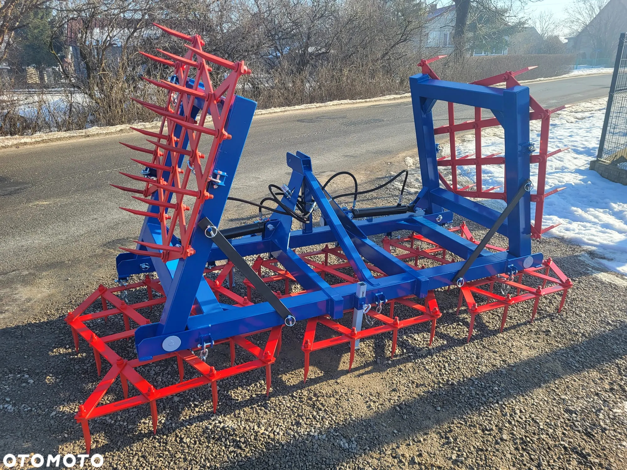 BRONY POLOWE HYDRAULICZNIE SKŁADANE 5 pól/2 siłowniki / solidna rama / 20Ph - 5