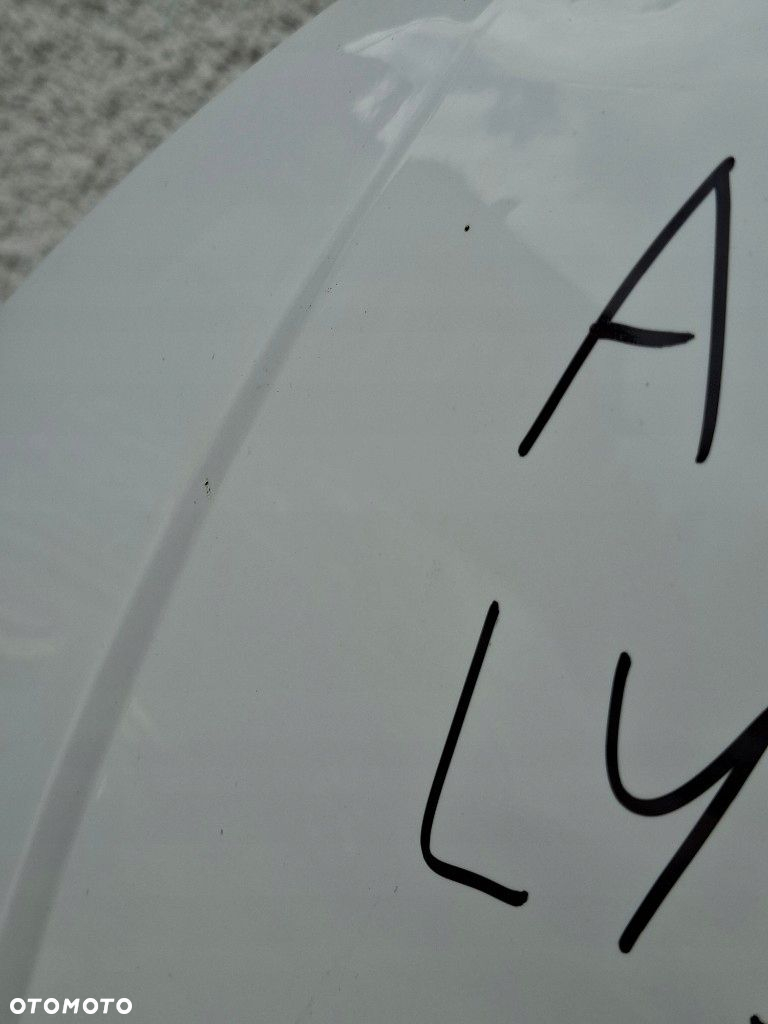 AUDI A3 8V E-TRON 2015r MASKA POKRYWA SILNIKA BIAŁA ALUMINIOWA WGNIECIONA - 14