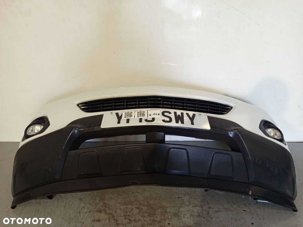 + ZDERZAK PRZÓD PRZEDNI OPEL ANTARA LIFT FL BIAŁY SPRYSKIWACZE LAMP XENON HALOGENY - 1