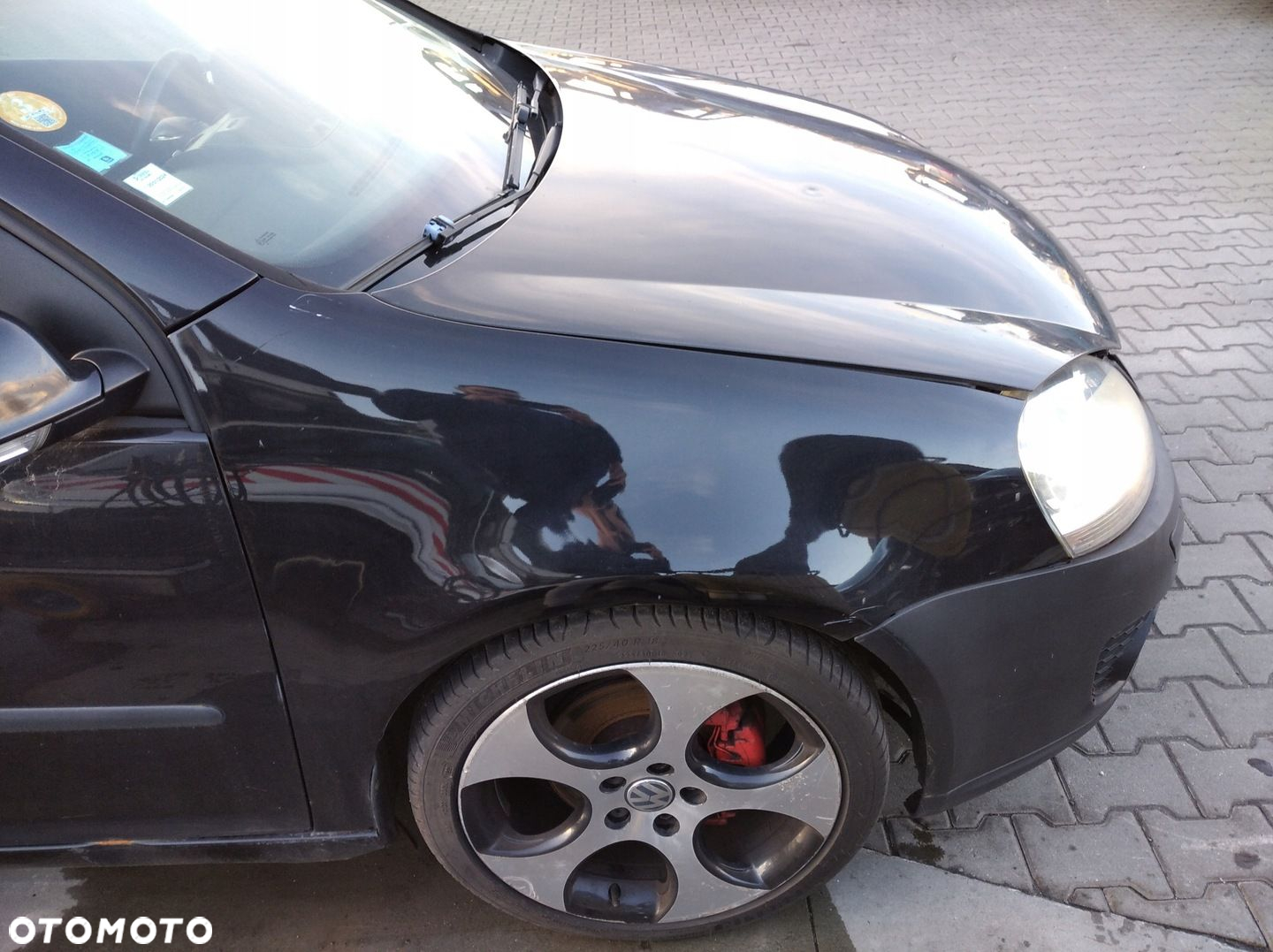 VW GOLF 5 V 1K1 PRZÓD ZDERZAK BŁOTNIK MASKA LC9Z LAMPA PAS CHŁODNICE - 5