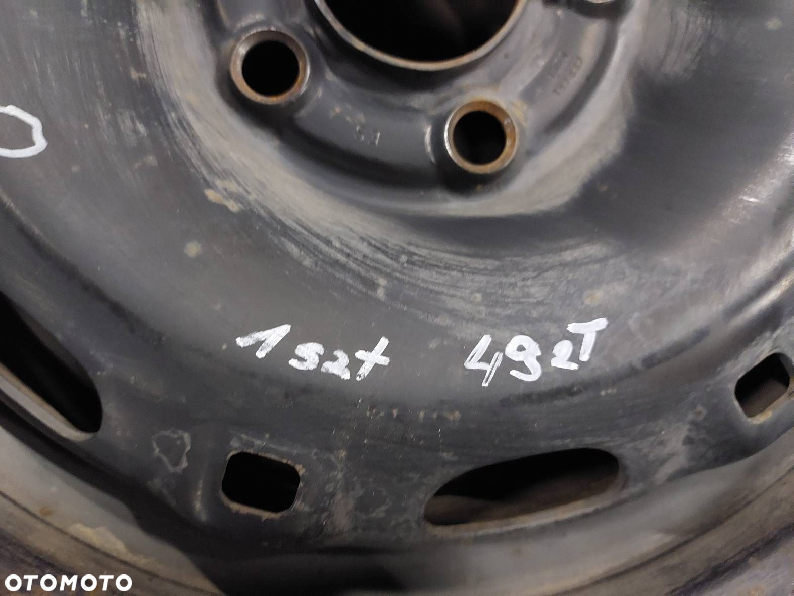 FELGA STALOWA 1 SZT 5x100 6Jx14 ET43 FI57,1 SEAT VW SKODA 6Q0601027F - 2