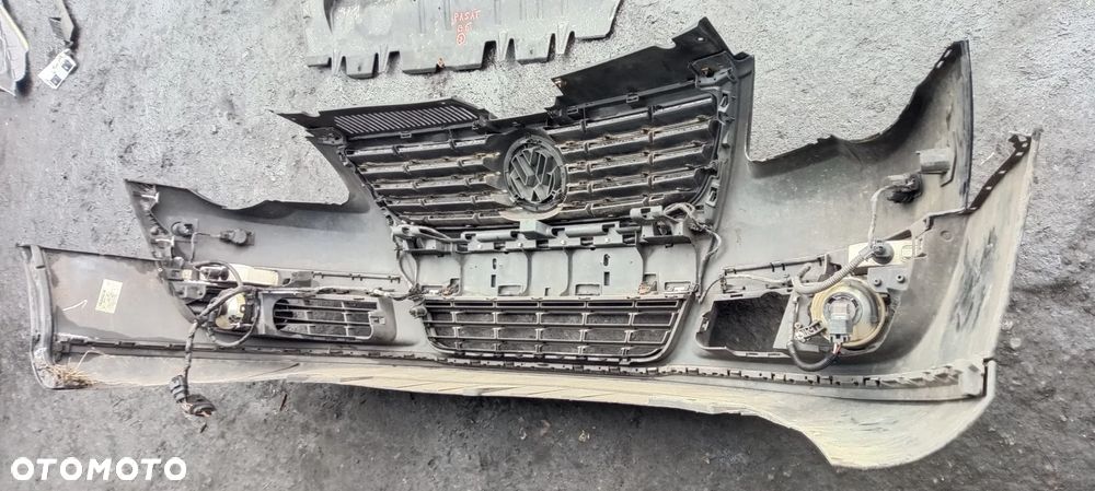 VW PASSAT B6 05- ZDERZAK PRZÓD PRZEDNI PDC LC9X - 5