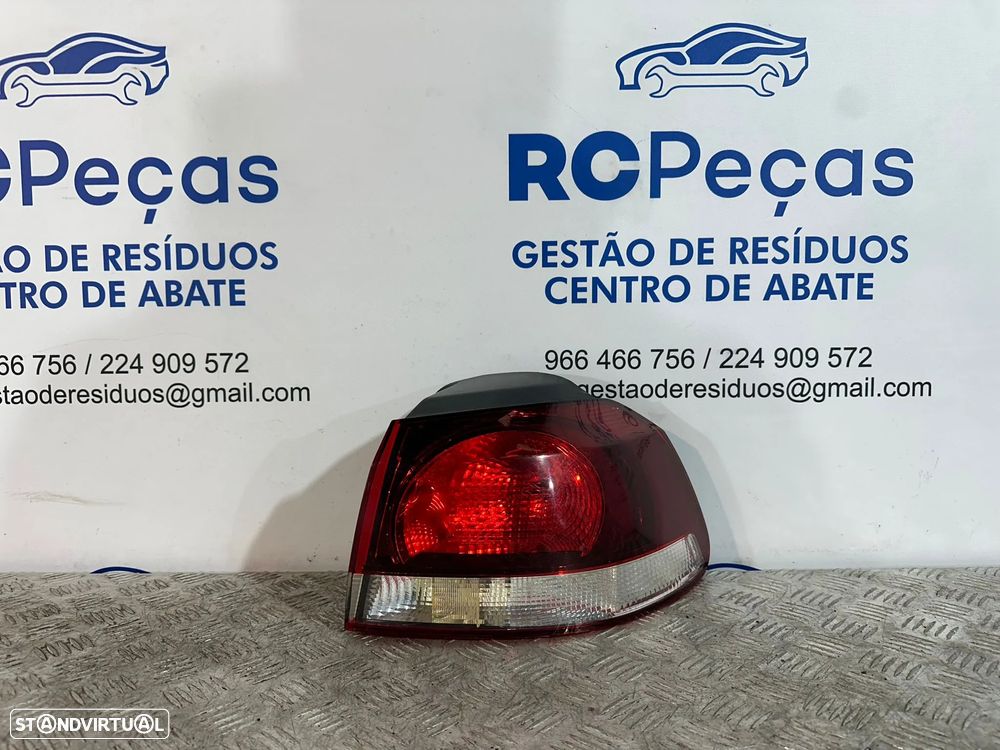 .Conjunto Farolins Tras Traseiro Esquerdo Direito Original Volkswagen VW Golf 6 Mk6 5k0945096M 5k0945095M 2008 - 2013 - 9