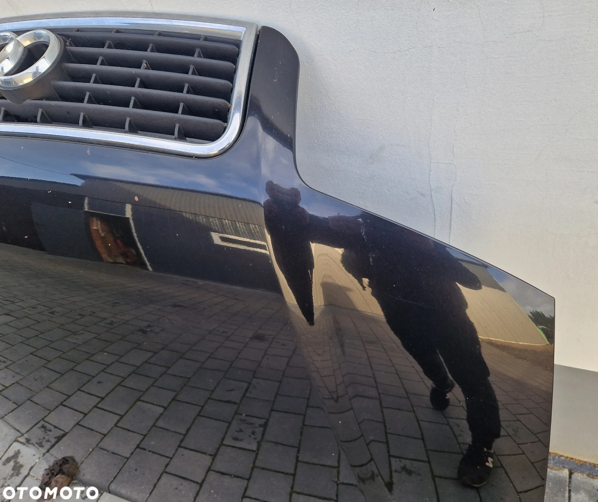 MASKA Z GRILLEM AUDI A4 B6 LZ9W - 2