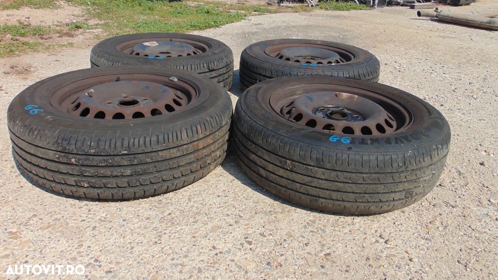 Jante R15 VW Golf 6 Seat Leon Toledo Skoda Octavia Audi A3 Touran Passat b7 jante cu anvelope vara - 3