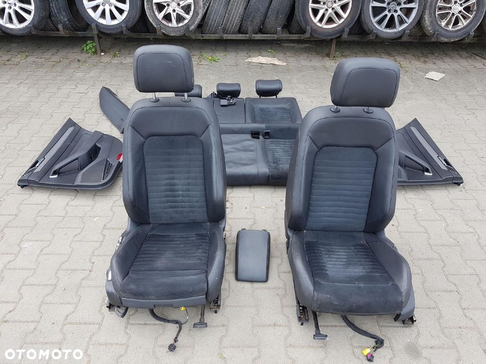 VW PASSAT B8 14-18r SEDAN FOTELE KANAPA ALCANTARA - 1