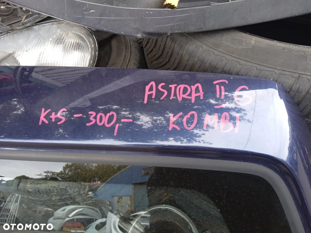 KLAPA TYLNA OPEL ASTRA 2 KOMBI ZAMEK SILNICZEK STOP BLENDA - 7