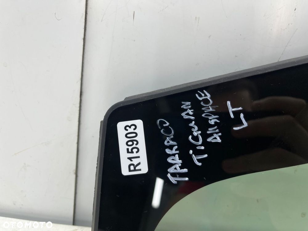 Szyba boczna Vw Tiguan Allspace 5na Tarraco 18r.- lewa tylna w drzwi trójkąt lewy tył 5fj845213e - 7